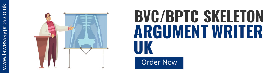 BVC/BPTC Skeleton Argument Writer UK