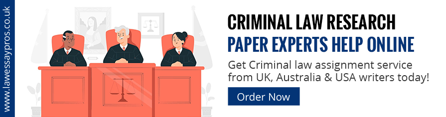 Criminal Law Research Paper Experts Help Online