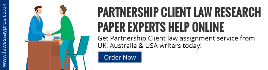 Partnership Client Law Research Paper Experts Help Online