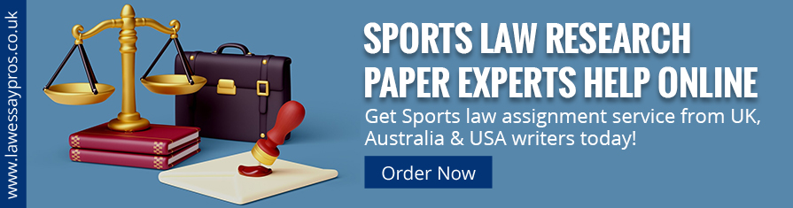 Sports Law Research Paper Experts Help Online