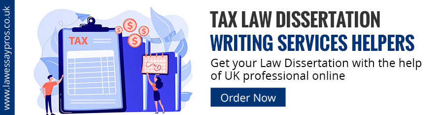 Tax Law Dissertation Writing Services Helpers